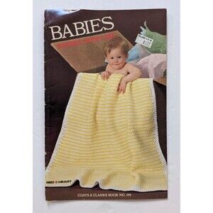 Coats & Clark's Book No. 299‎ Babies Handle with Care VTG 1981 Red Heart Booklet